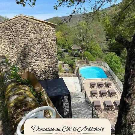 Gite De Groupe - Domaine Au Ch'Ti Ardechois Rochessauve Exterior foto