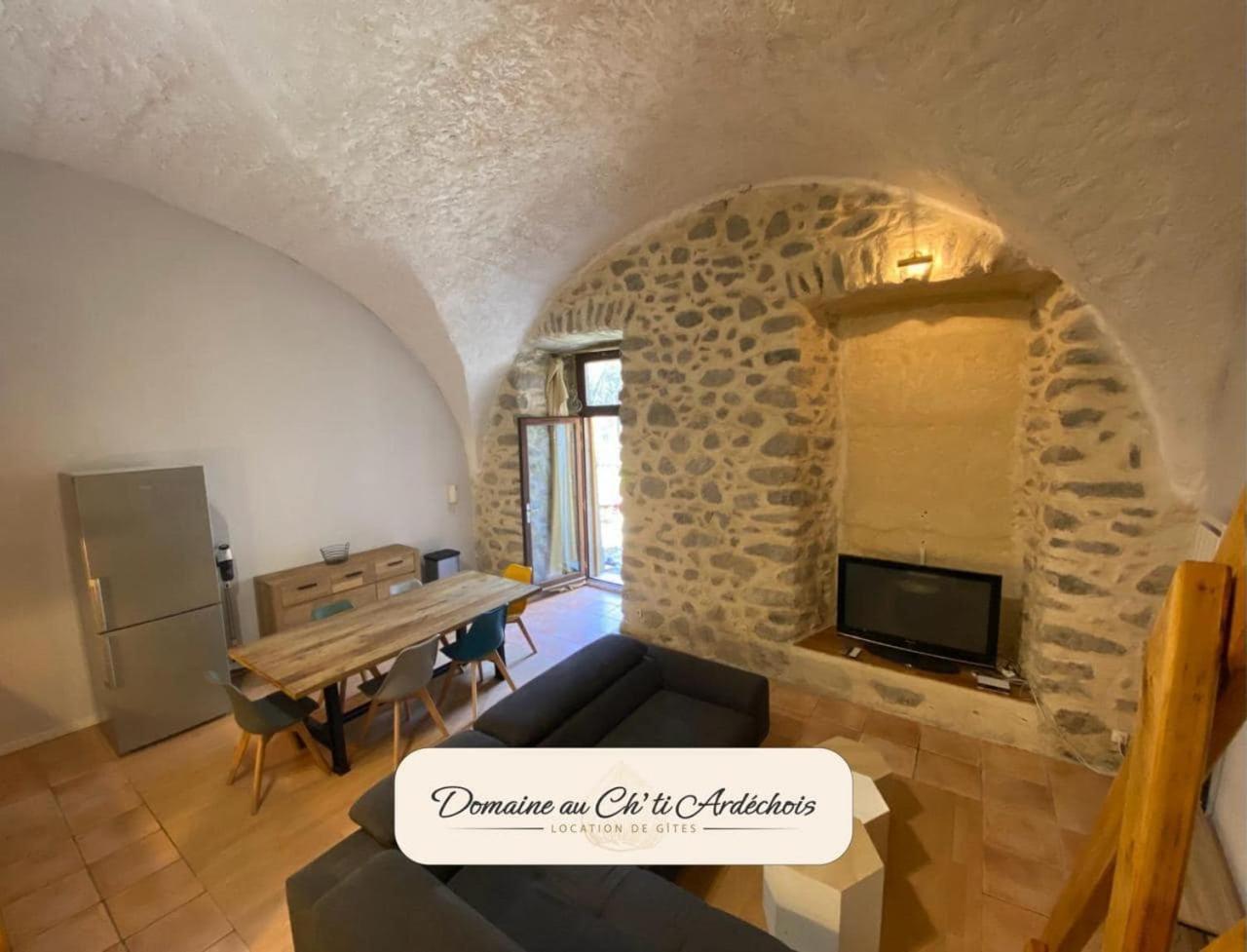 Gite De Groupe - Domaine Au Ch'Ti Ardechois Rochessauve Exterior foto