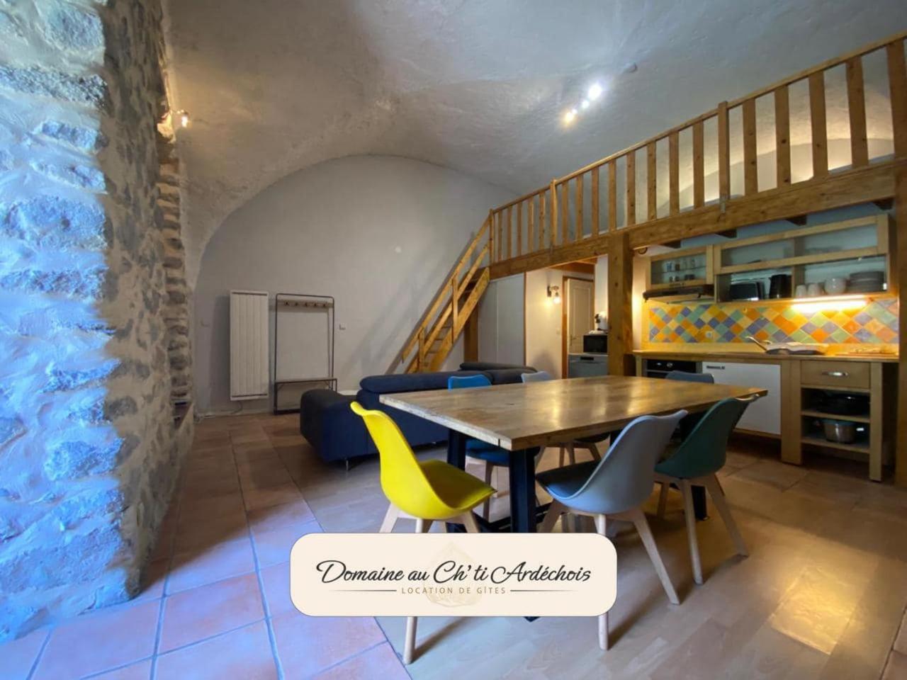 Gite De Groupe - Domaine Au Ch'Ti Ardechois Rochessauve Exterior foto