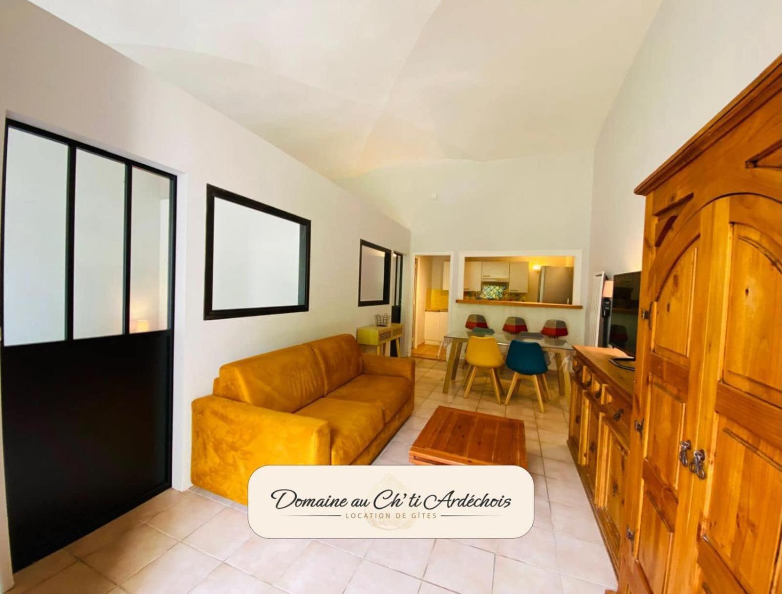 Gite De Groupe - Domaine Au Ch'Ti Ardechois Rochessauve Exterior foto