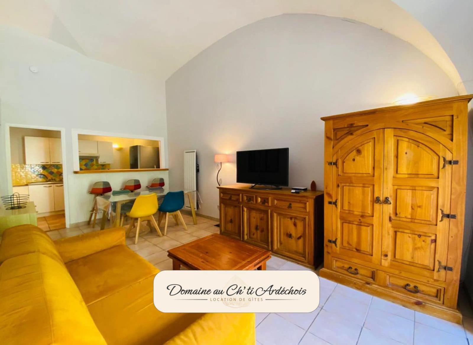 Gite De Groupe - Domaine Au Ch'Ti Ardechois Rochessauve Exterior foto