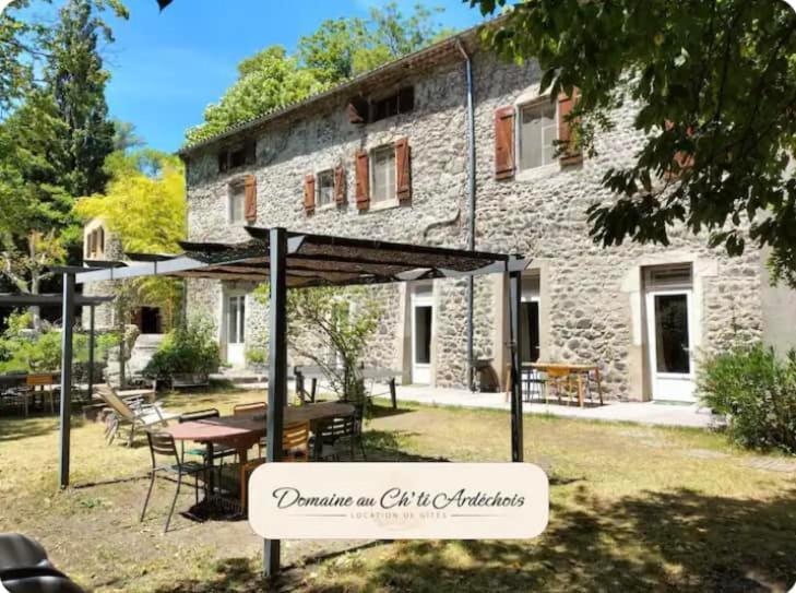 Gite De Groupe - Domaine Au Ch'Ti Ardechois Rochessauve Exterior foto