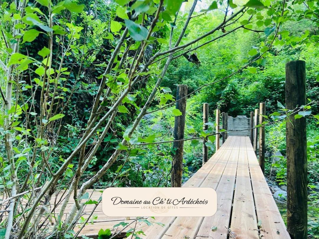 Gite De Groupe - Domaine Au Ch'Ti Ardechois Rochessauve Exterior foto