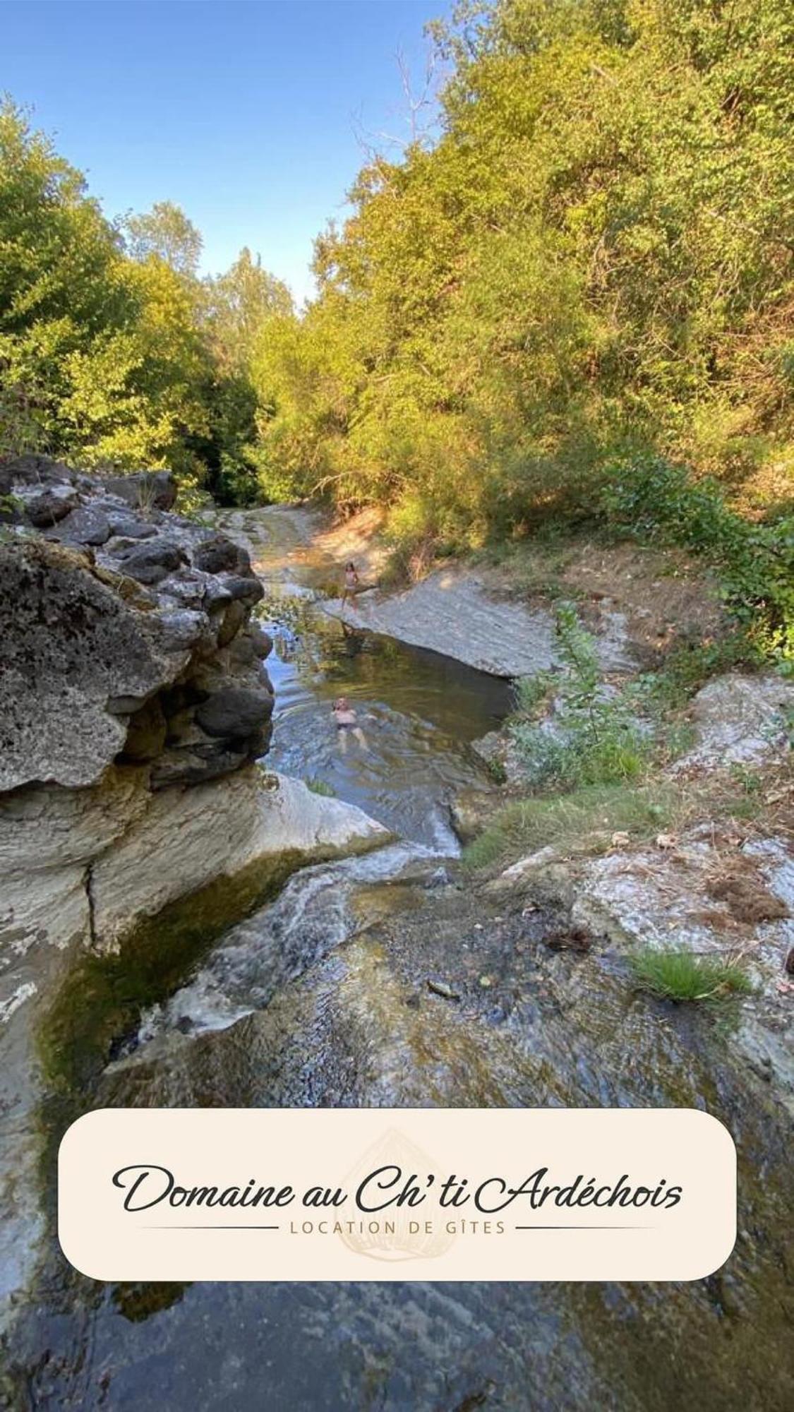 Gite De Groupe - Domaine Au Ch'Ti Ardechois Rochessauve Exterior foto