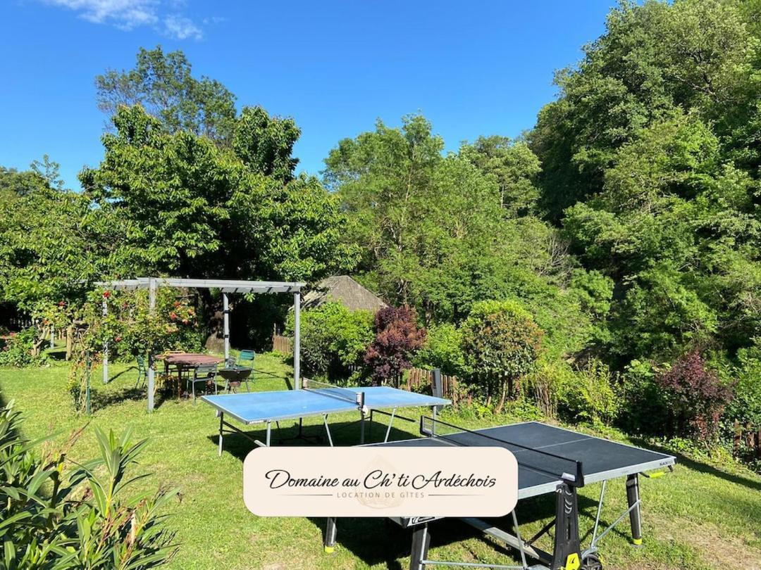 Gite De Groupe - Domaine Au Ch'Ti Ardechois Rochessauve Exterior foto