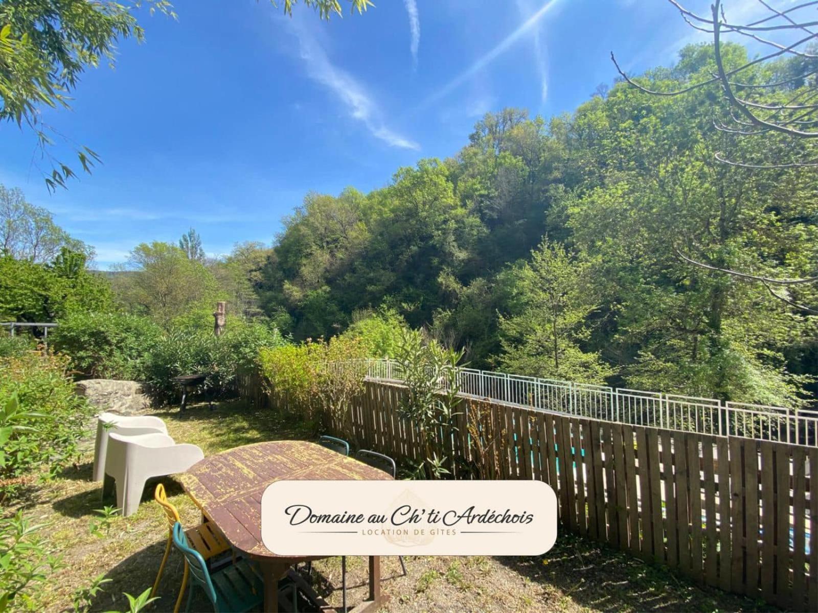 Gite De Groupe - Domaine Au Ch'Ti Ardechois Rochessauve Exterior foto