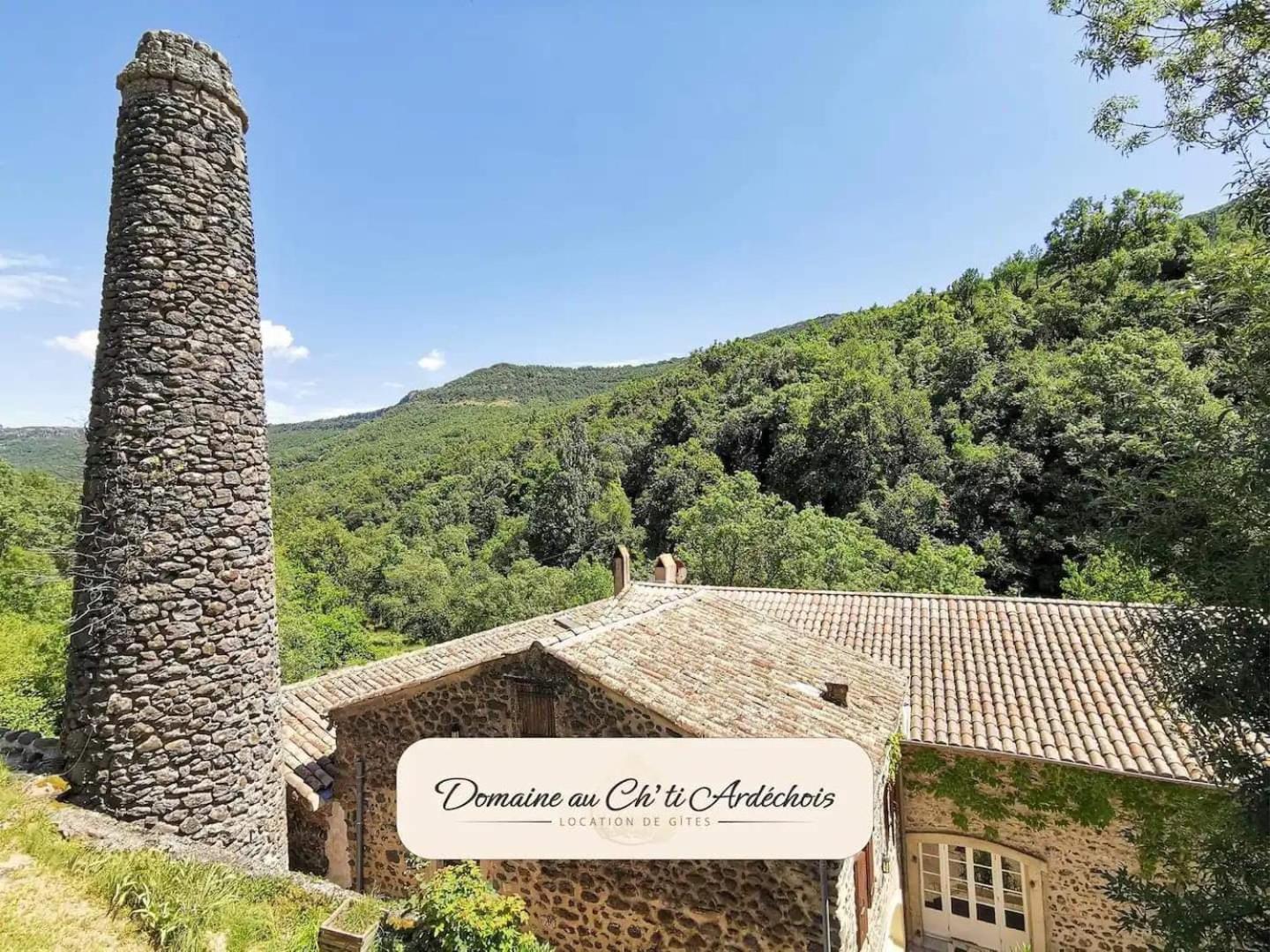 Gite De Groupe - Domaine Au Ch'Ti Ardechois Rochessauve Exterior foto