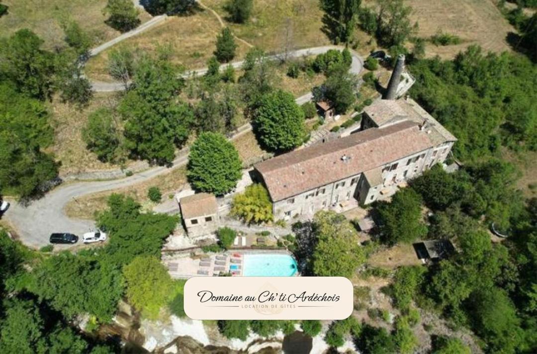 Gite De Groupe - Domaine Au Ch'Ti Ardechois Rochessauve Exterior foto
